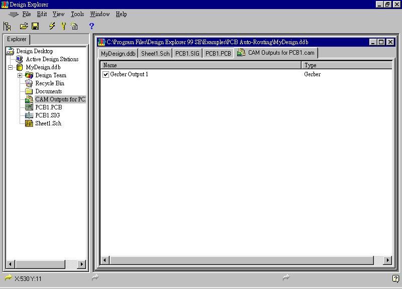 按下 Finish鈕結(jié)束Gerber輸出文件全部設(shè)置工作。