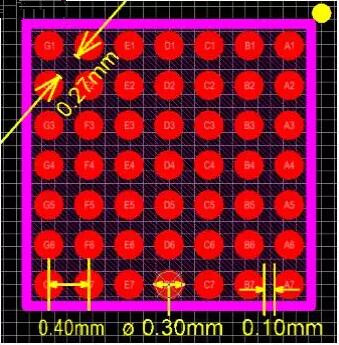 這一類BGA模塊設(shè)計已經(jīng)是刷新底線，屬于最小加工能力范疇。